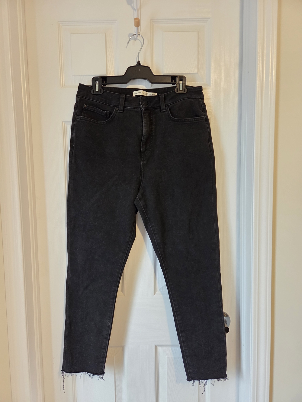Denver Hayes Black Denim High-Rise Skinny Jeans Size 14